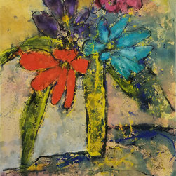 "Fleurs XXXXVI" on canvas by Zarin - Paintings
