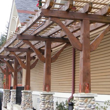 Timber Framed Structures, Arbors, Trellises, Pergolas, Trelisses in NYC, NJ, CT