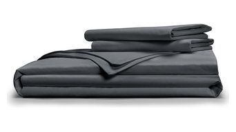 Luxe Soft and Smooth Duvet Cover Set, Full/Queen, Charcoal