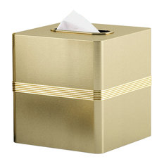 50 Most Por Contemporary Gold Tissue Box Holders For 2019 Houzz Tatara Jewel Boutique Tissue Box Cover Holders