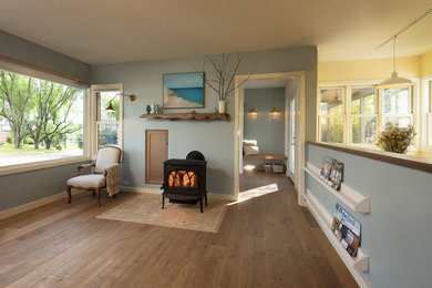 Inspiration for a coastal living room remodel in San Francisco
