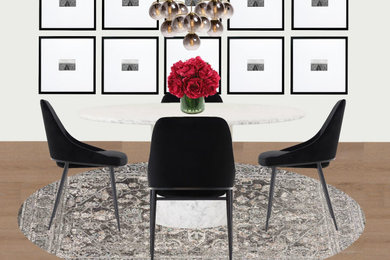Dining room - contemporary dining room idea in Los Angeles