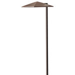 Hinkley - Harbor 8" Brick & Step Light in Anchor Bronze - This brick & step light from Hinkley is a part of the Harbor collection and comes in anchor bronze finish. This light measures 8" wide x 21" high. This light includes one Mini Wedge bulb up to 1.50 watts each.Wet rated. Can be exposed to rain, snow and the elements.  This light requires 1 , 2W Watt Bulbs (Not Included) UL Certified.
