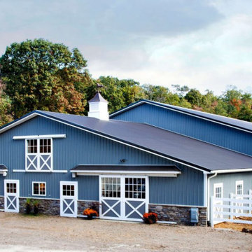 Horse Barn and Indoor Riding Arena