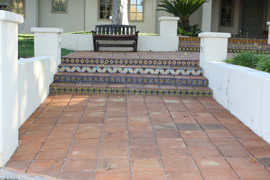 Mexican Tile Stair Risers
