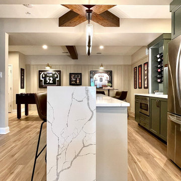 Urban Escape - Modern Open-Concept Sports Den
