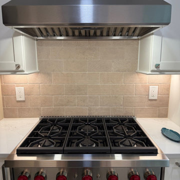 We left this kitchen unrecognizable!!