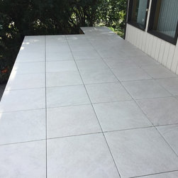 Second Story Stone Deck - Landscaping Stones And Pavers