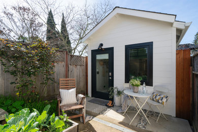 Inspiration for a contemporary shed remodel in San Francisco