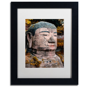 Philippe Hugonnard 'Giant Buddha VI' Art, Black Frame, White Matte, 14"x11"