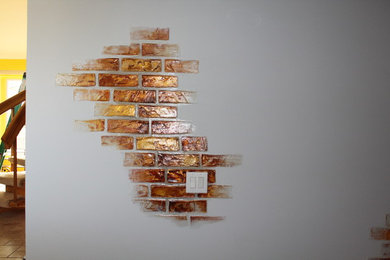 Staircase - contemporary staircase idea in Cleveland