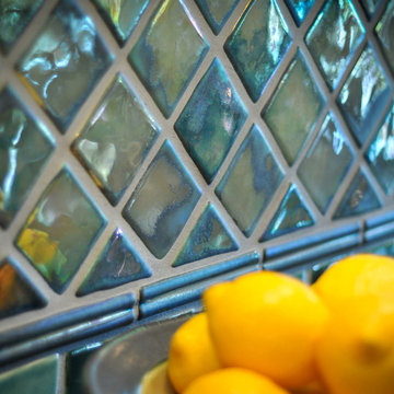 Iridescent Kitchen Backsplash