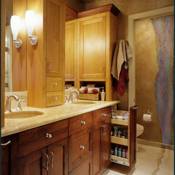 Bathroom with Sculpture and STORAGE