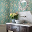 Mirabelle Lanterns Serenity Wallpaper, Turquoise