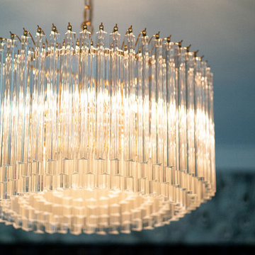 Feathered Luxe Dining & Foyer