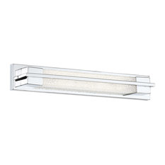 Ice 19" LED Bathroom Vanity and Wall-Light 3000K, Chrome