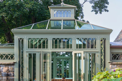 Example of a classic exterior home design in New York