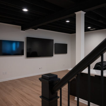 Finished Basement with Half Bath, Gym and Kids Play Area in Brighton, MI