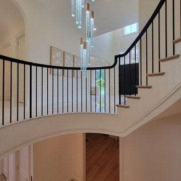 Project #158 | Contemporary Curved Staircase
