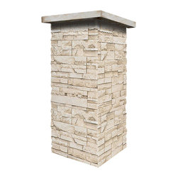 DURANGO SQUARE COLUMN WRAP- SOLID COLOR - Wall Panels