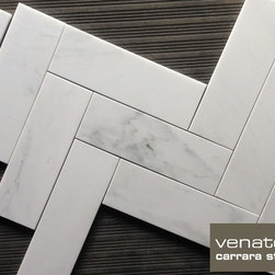 Carrara Venato 4x12" Marble Floor and Wall Tile - Tile
