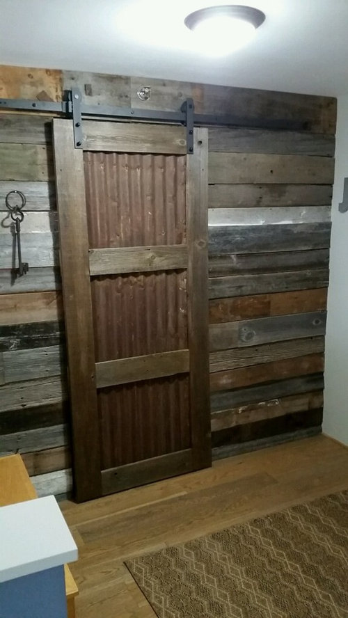 Barn Wood Accent Wall Barn Door