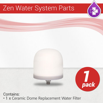 1 Pack Replacement Ceramic Dome Filter 0.2 to 0.5 micron Zen Water System