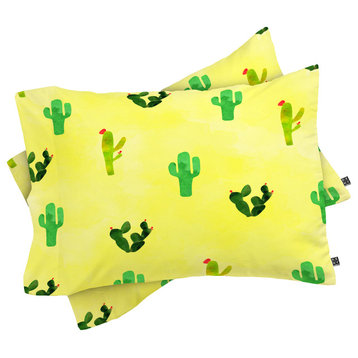 Deny Designs Hello Sayang Cactus Madnessa Pillow Shams, King