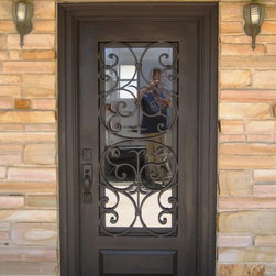 San Carlos Wrought Iron Door - Front Doors