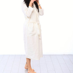 Rough Linen Bath - Bathrobes