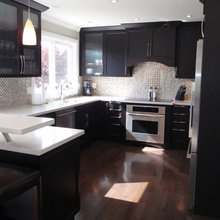 kitchen dark wood