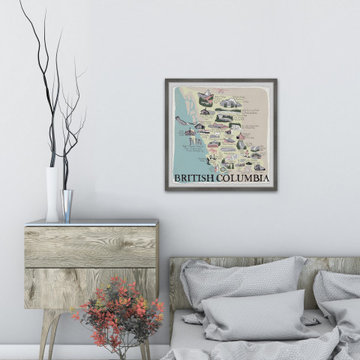 "British Columbia Adventures II" Framed Painting Print
