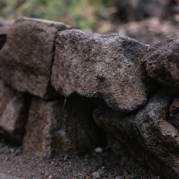 Rock Seat Wall