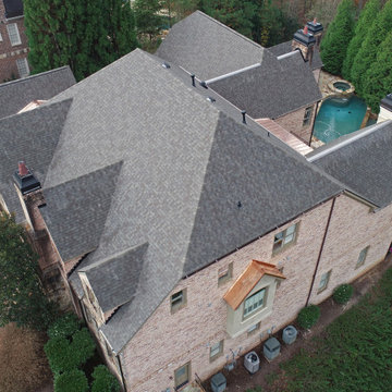 Roof, Gutters, Copper Standing Seam Metal Roof & Chimney Shrouds in Marietta GA