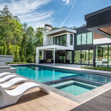 Modern Hillside Oasis