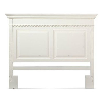 Burr Distressed F/Qn Headboard - Antique White - Beekman 1802 FarmHouse™