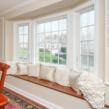 Stylish Dining Room with New Bay Window - Renewal by Andersen Long Island, Brook