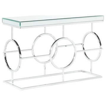 Picket House Furnishings Katie Rectangle Mirrored Sofa Table