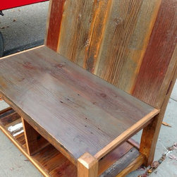 Custom Entry Bench and Corn Hole Boards - Products