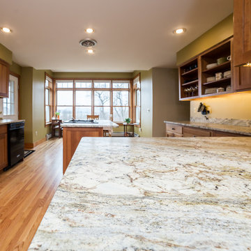 Leathered Typhoon Bordeaux Kitchen