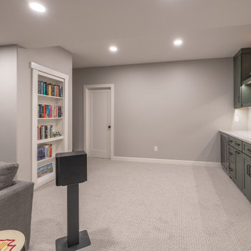 Family-Friendly Basement Remodel with Custom Features