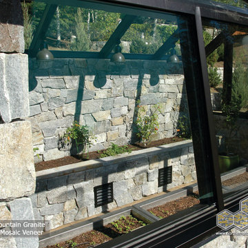 E-Z Set™ Natural Stone Veneer - Granite Mosaic - Greenhouse