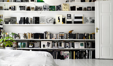 Les livres se mettent en scène dans la chambre à coucher