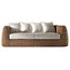 Cactus Outdoor Sofa, Bronze