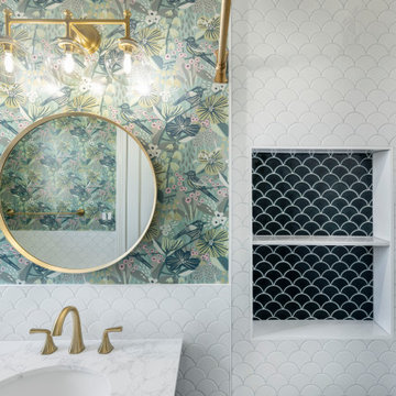Vintage Charm-Modern Elegance Bathroom Project / Old Town, Alexandria, VA