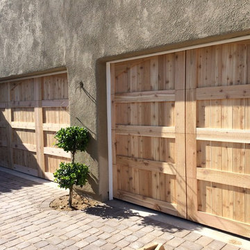 Wood Garage Doors Desert Highlands Scottsdale, Az