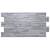 Grey Flagstone 3D Wall Panels, Set of 5, Covers 28.1 Sq Ft