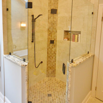 Beautiful Master Bathroom Remodel, West Chester PA, Designed by Steve Vickers