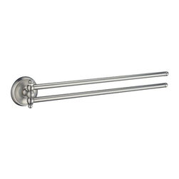 Smedbo VILLA 16" Swing Arm Towel Bar K226 - Bathroom Accessories