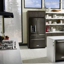 KitchenAid 36 Inch Wide 25.8 Cu. Ft. Multi-Door Refrigerator with In-Door-Ice Sy - Refrigerators